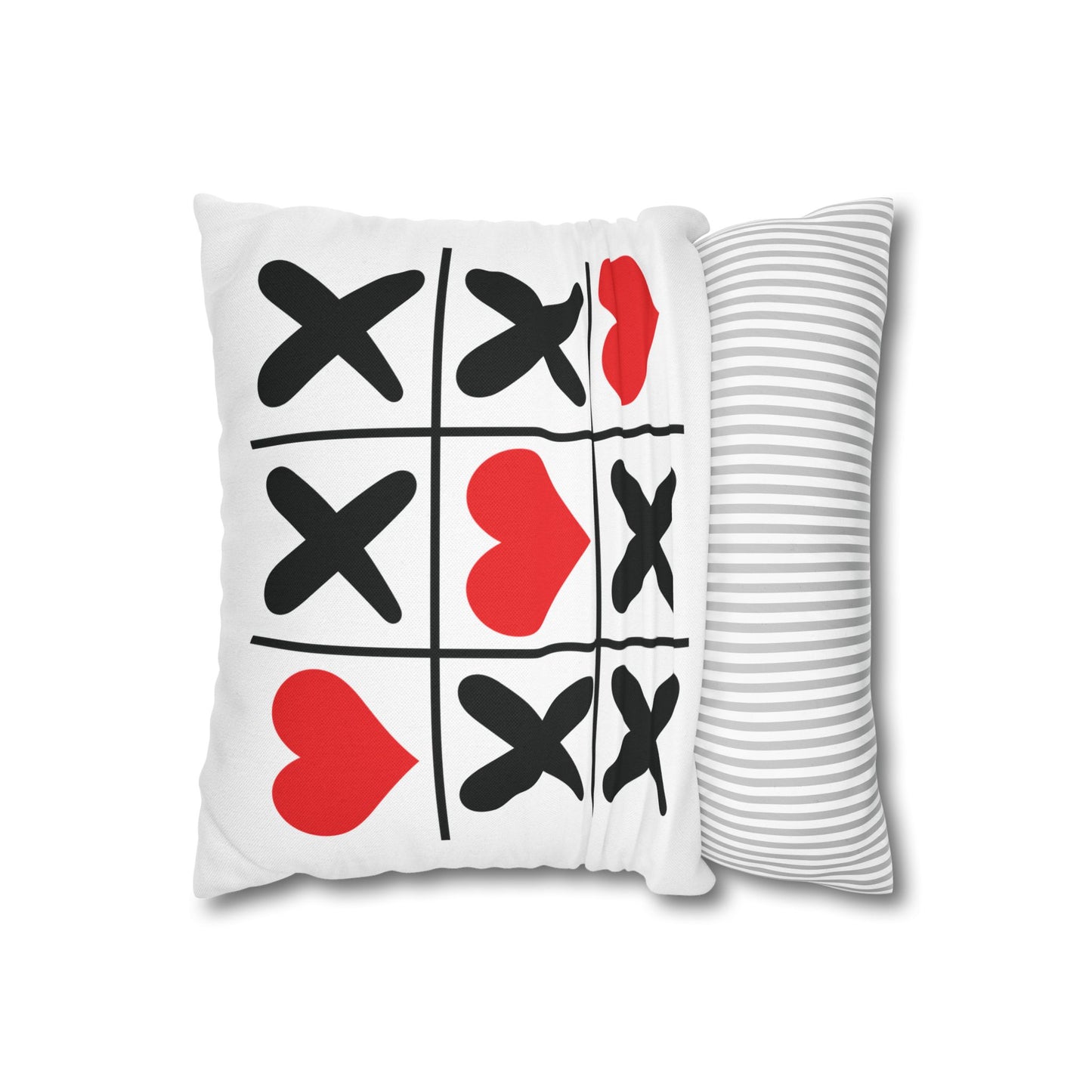 XOXO Spun Polyester Square Pillowcase