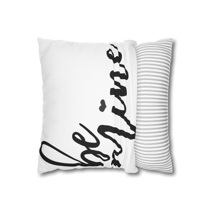 Be Mine Spun Polyester Square Pillowcase