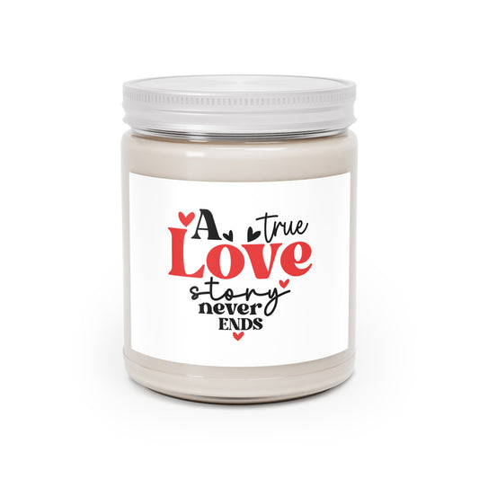 A True Love Story Neve Ends Scented Candles, 9oz